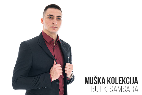 butik samsara zrenjanin muski crno musko odelo bordo kosulja2